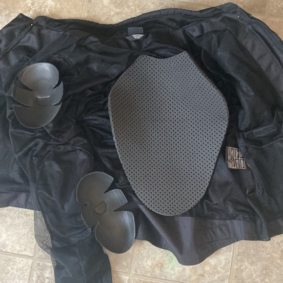 Fly mesh padded riding jacket with waterproof zip in liner - Picture 2 of 5